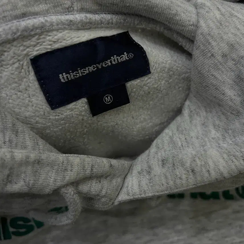 [BUNJANG] [M] Thisisneverthat T-Logo Oversized Hoodie / Light Gray / [M]디스이즈네버댓 T-로고 오버핏 후드/라이트그레이