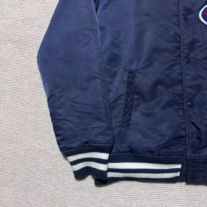 [BUNJANG] Champion Big Logo Nylon Varsity Jacket - L / Champion 빅로고 나일론 바시티 자켓 L