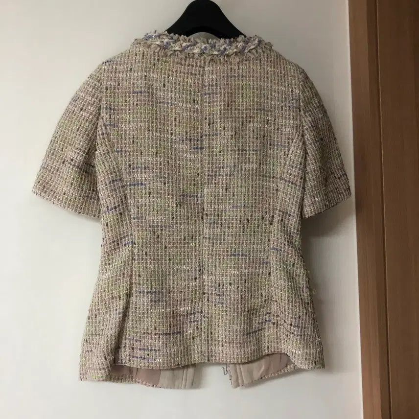 [BUNJANG] It Misha Tweed Jacket for Women / 잇미샤 반팔 트위드 자켓 올드머니룩 출근룩 하객룩 결혼식