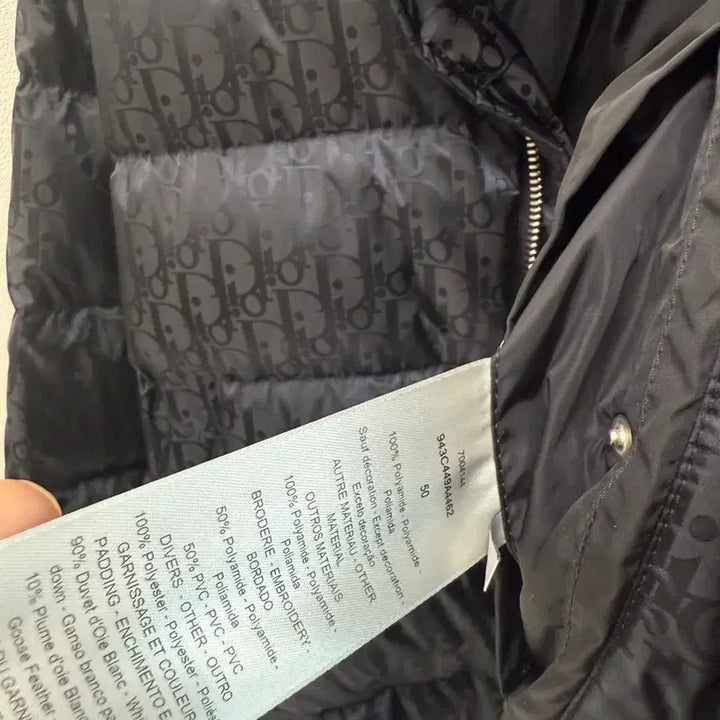 [BUNJANG] Dior Oblique Padded Jacket Black / [S급] 디올 오블리크 패딩 블랙