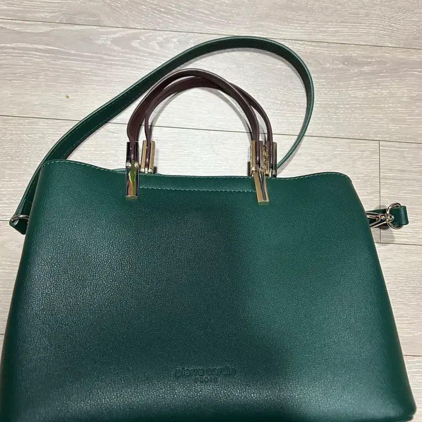 [BUNJANG] Pierre Cardin Green Tote Bag / 피에르가르뎅  가방