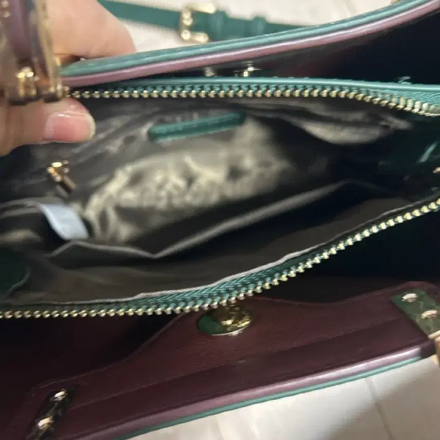 [BUNJANG] Pierre Cardin Green Tote Bag / 피에르가르뎅  가방