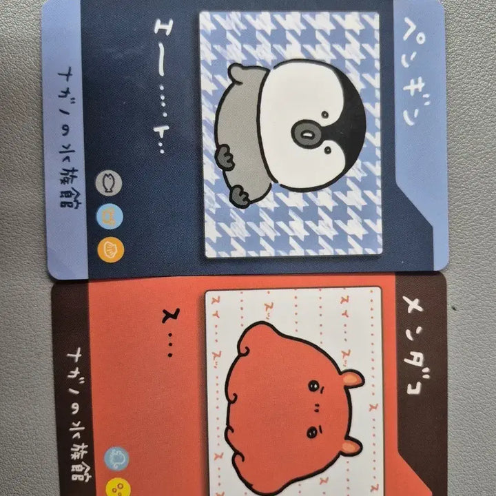 [BUNJANG] NAGANO Aquarium Penguin/Octopus Card / 나가노 수족관 펭귄/문어 카드