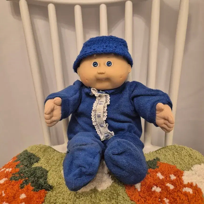 [BUNJANG] Vintage Cabbage Patch Kid Blue Baby Doll / 빈티지 양배추인형 블루아기