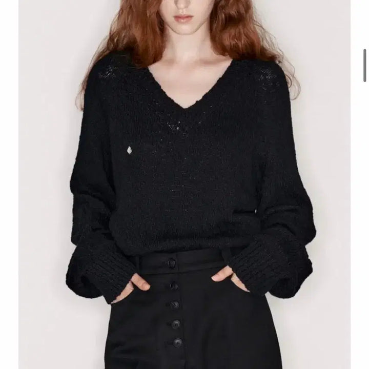 [BUNJANG] AVIE MUAH Boucle Cotton Sweater / 아비에무아 부클레 코튼 스웨터