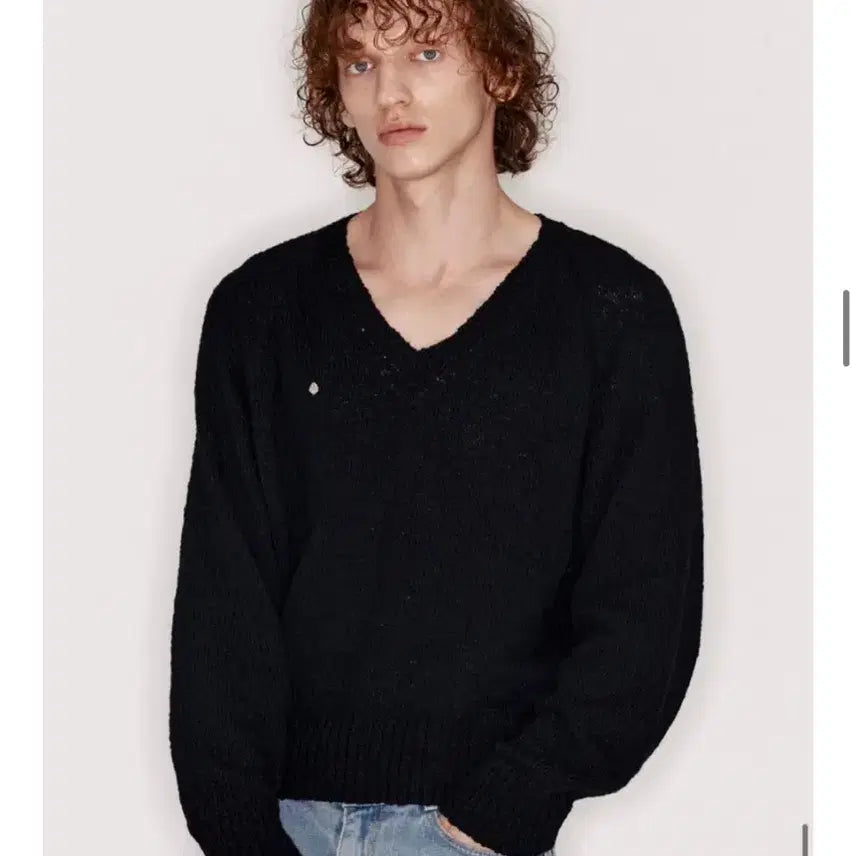 [BUNJANG] AVIE MUAH Boucle Cotton Sweater / 아비에무아 부클레 코튼 스웨터