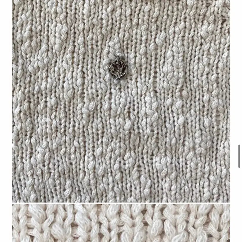 [BUNJANG] AVIE MUAH Boucle Cotton Sweater / 아비에무아 부클레 코튼 스웨터