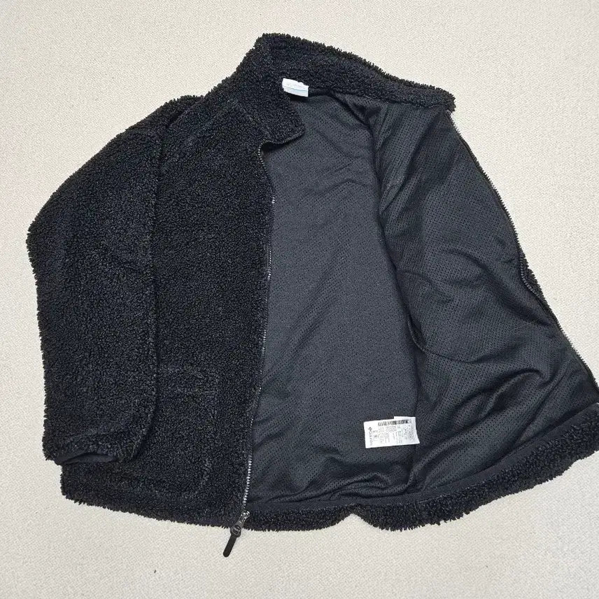 [BUNJANG] Columbia Black Fleece Jacket XL / 컬럼비아 블랙 뽀글이 플리스 자켓