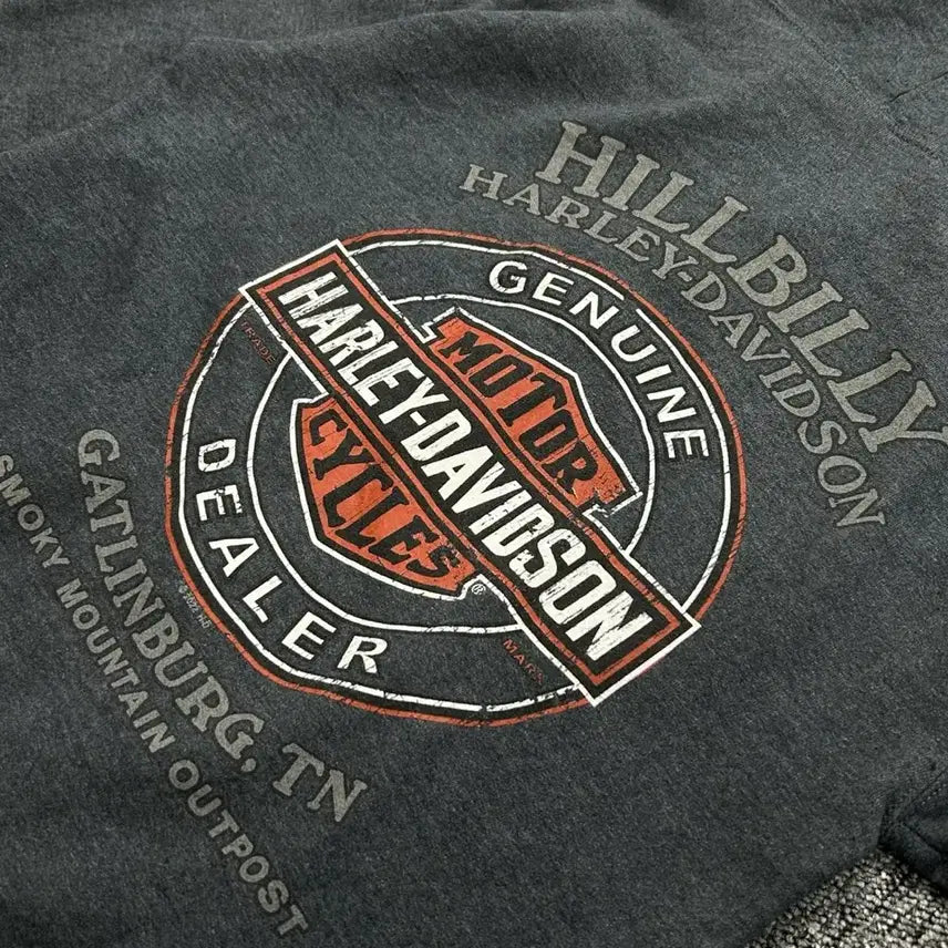 [SOLD OUT] 할리 데이비슨 빈티지 클래식 모터사이클 후드집업