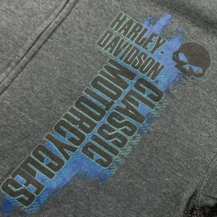 [SOLD OUT] 할리 데이비슨 빈티지 클래식 모터사이클 후드집업