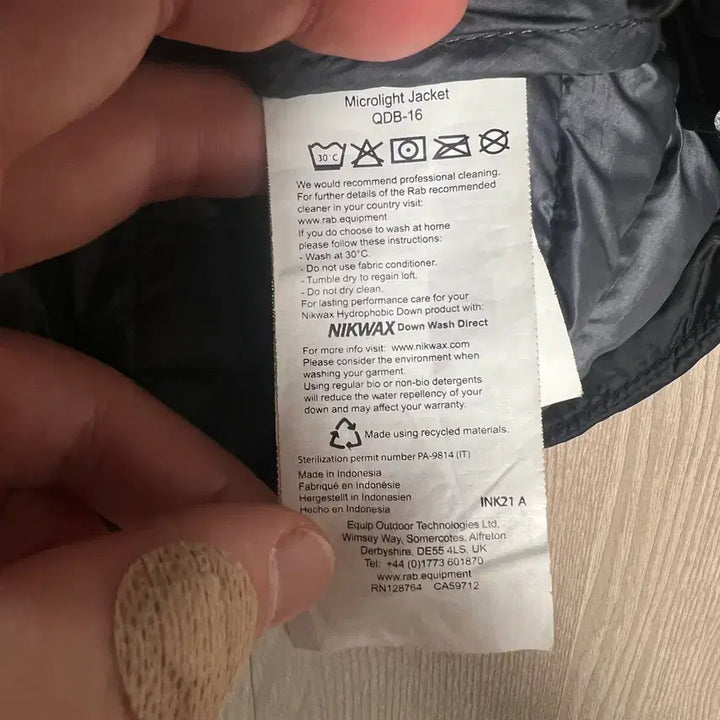 [BUNJANG] XS Micro-Light Lightweight Down Padded Jacket / [XS]랩 마이크로라이트 경량 다운 패딩 자켓