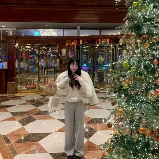 [BUNJANG] Le Sserafim Blanc Fur Jacket / 레예마켓 Blanc fur jacket 퍼자켓(마지막 가격내림)