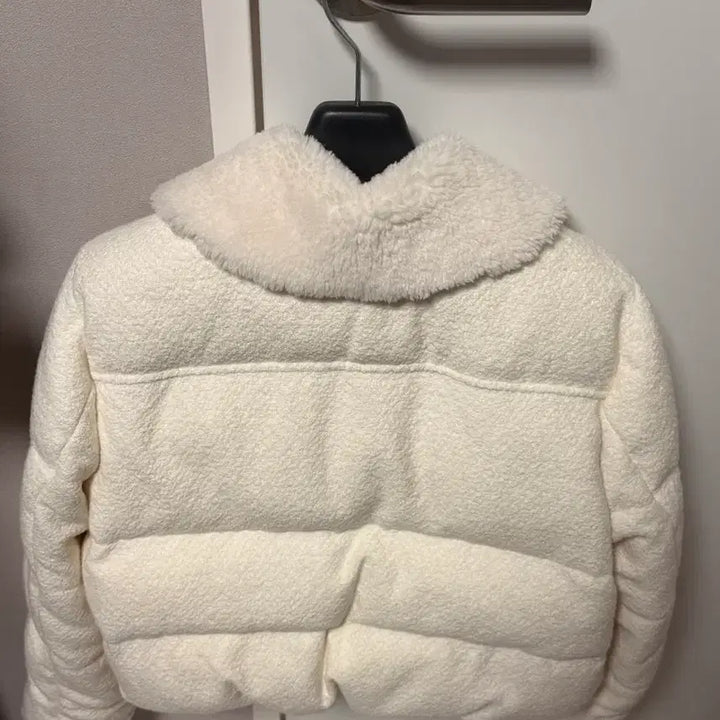 [BUNJANG] Maje Tweed Padded Jacket / 마쥬 트위드 패딩