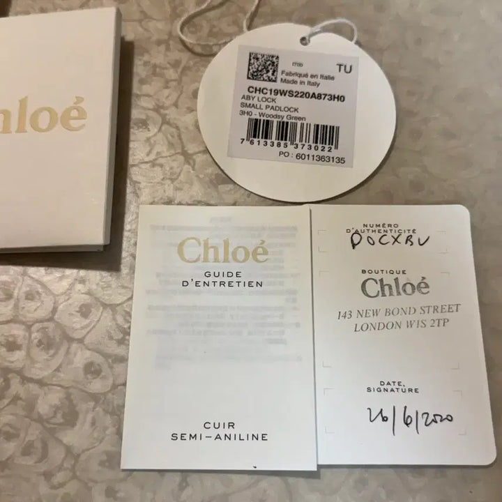 [SOLD OUT] 끌로에 에비락 그린 크록 이펙트 스몰
