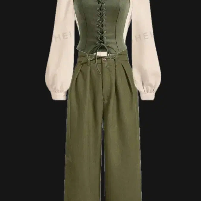 [BUNJANG] Shein Clothes / 블라우스 조끼 바지 옷