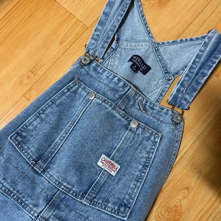 [BUNJANG] Who.A.U Denim Overall Indigo S Size / 후아유 데님 오버롤 인디고 색상 s사이즈