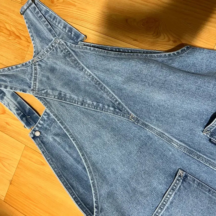 [BUNJANG] Who.A.U Denim Overall Indigo S Size / 후아유 데님 오버롤 인디고 색상 s사이즈