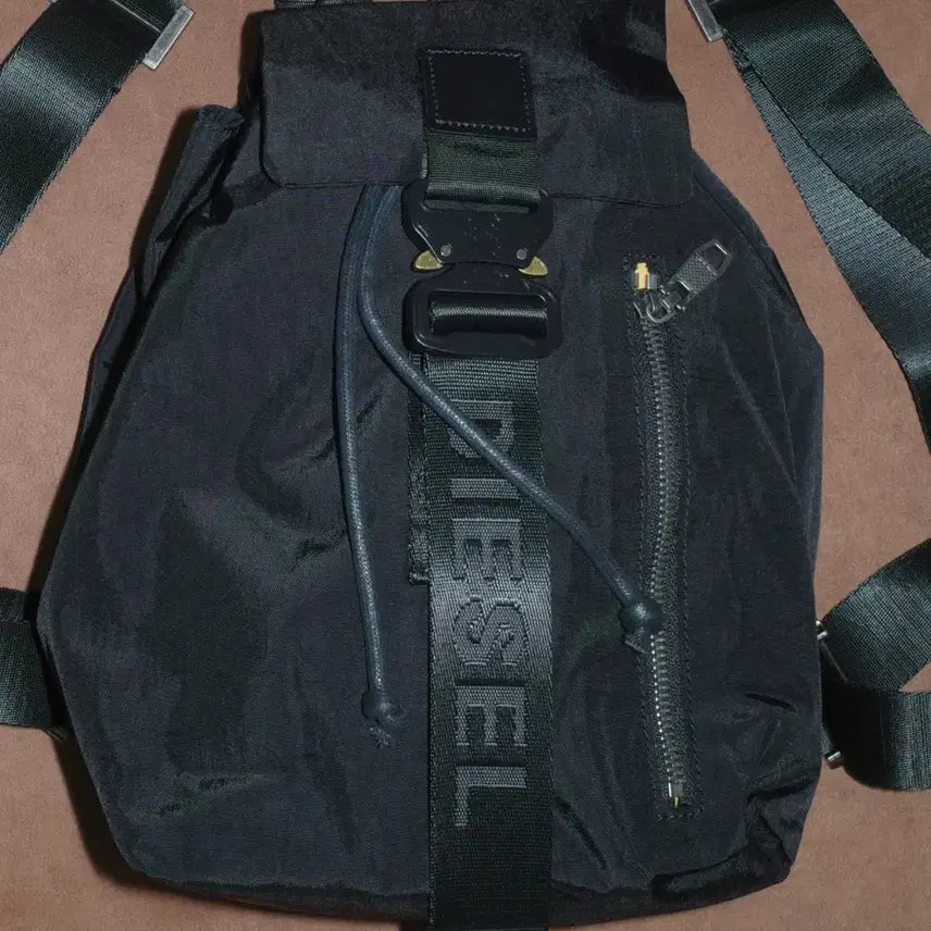 [BUNJANG] Diesel Nylon Fabric Backpack / 디젤 나일론 패브릭 백팩