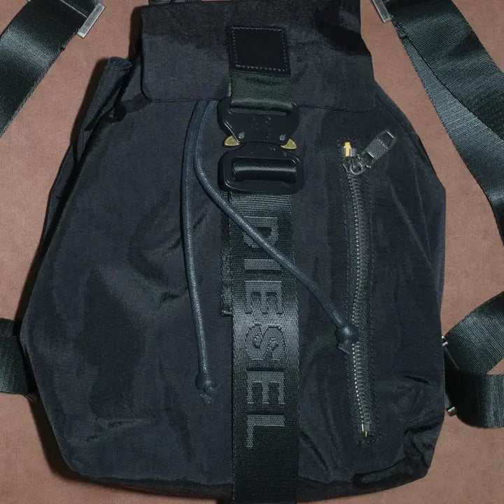 [BUNJANG] Diesel Nylon Fabric Backpack / 디젤 나일론 패브릭 백팩
