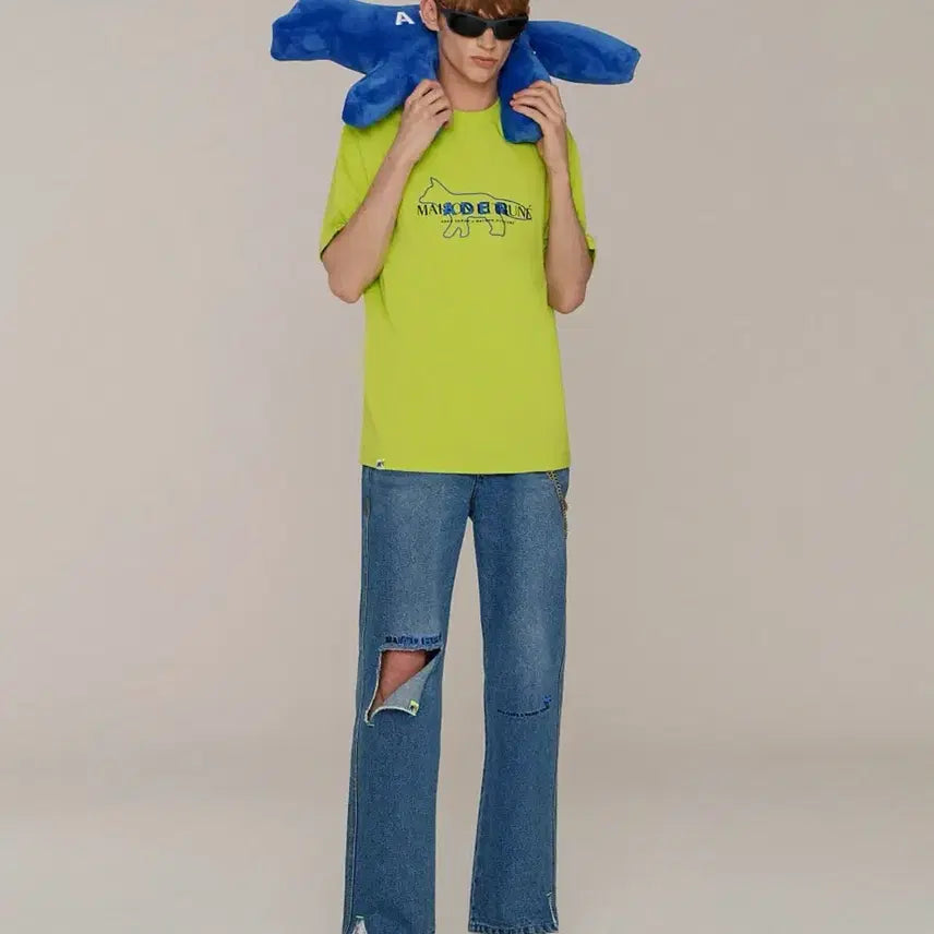 [BUNJANG] ADER x Maison Kitsune Jeans / [A1] 아더에러 x 메종키츠네 청바지