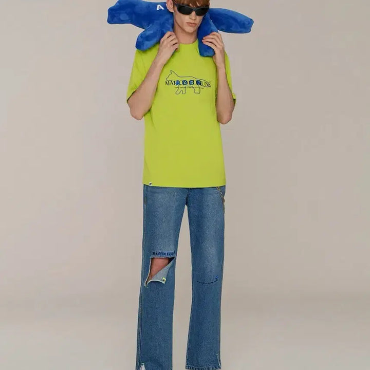 [BUNJANG] ADER x Maison Kitsune Jeans / [A1] 아더에러 x 메종키츠네 청바지