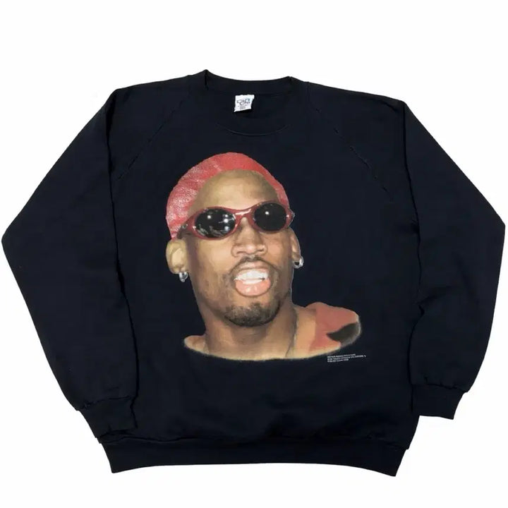 [BUNJANG] 90s CalCru Dennis Rodman Raglan Sweatshirt / 90s CalCru 데니스 로드맨 레글런 맨투맨 (데드스탁)