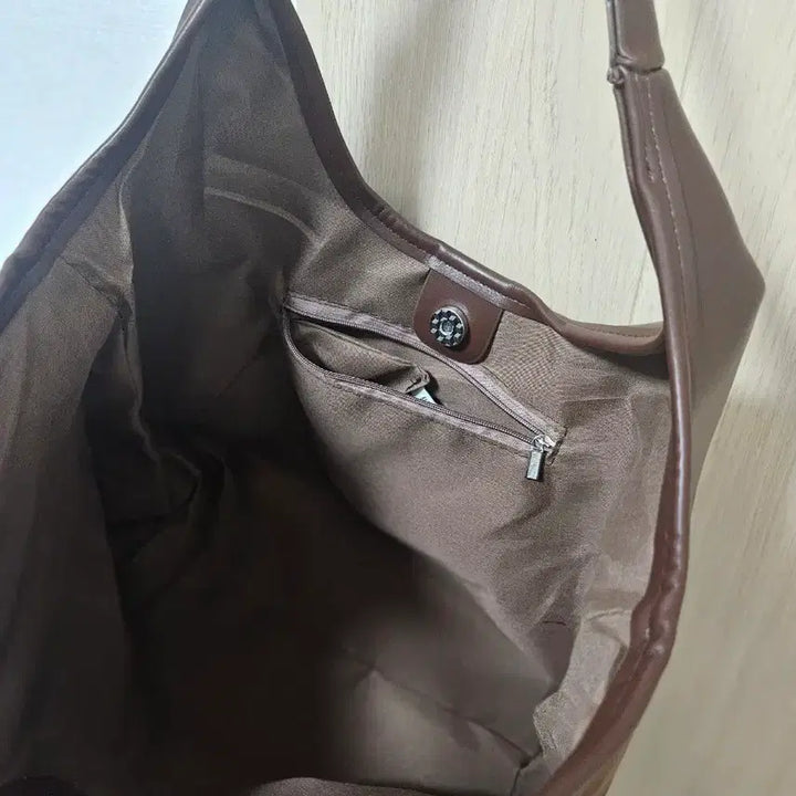 [BUNJANG] Brown Suede Shoulder Bag / 브라운 스웨이드 숄더백