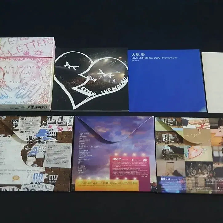[BUNJANG] Ai Otsuka LOVE LETTER Live Tour 2009 (3DVD) Limited Edition / 오오츠카아이 라이브 투어 영상 LOVE LETTER (3DVD) 한정반