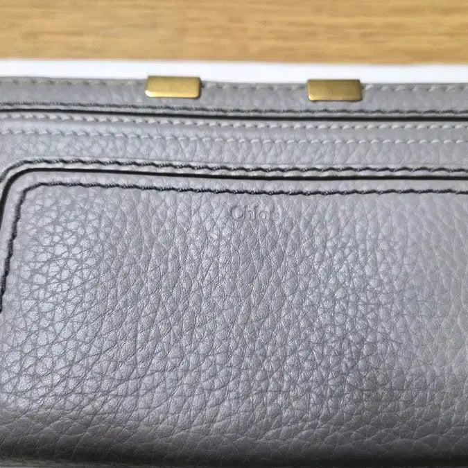 [BUNJANG] Chloe Marcie Long Wallet Gray Full Set / 정품 끌로에 마르씨 장지갑 그레이 풀세트