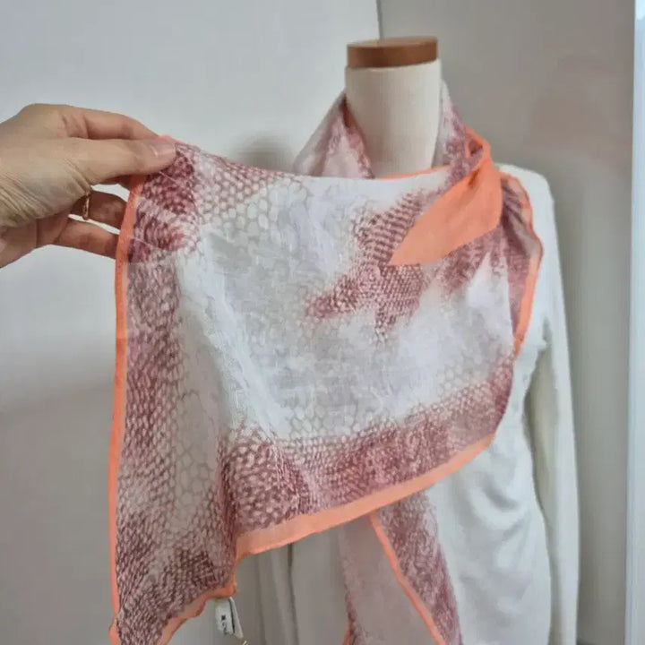 [BUNJANG] Chatelaine Silk Scarf / 샤트렌 실크100 스카프(텍새상품)