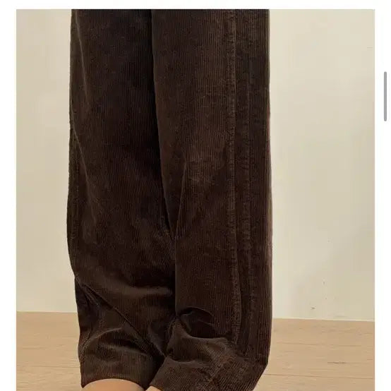 [BUNJANG] Corduroy Pants (Brown) - Women's Slacks / 코듀로이팬츠(브라운)m / 코듀로이바지 / 출근룩 / 여성바지