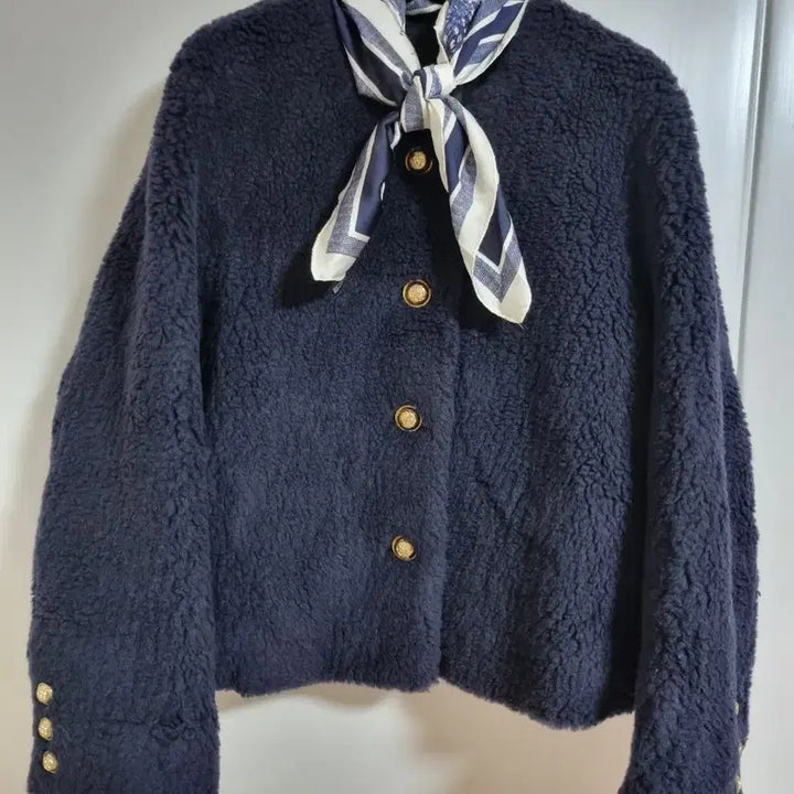 [BUNJANG] Moden Hanseom Teddy Bear Jacket / 모덴 한섬 카멜 블렌드 테디베어 자켓