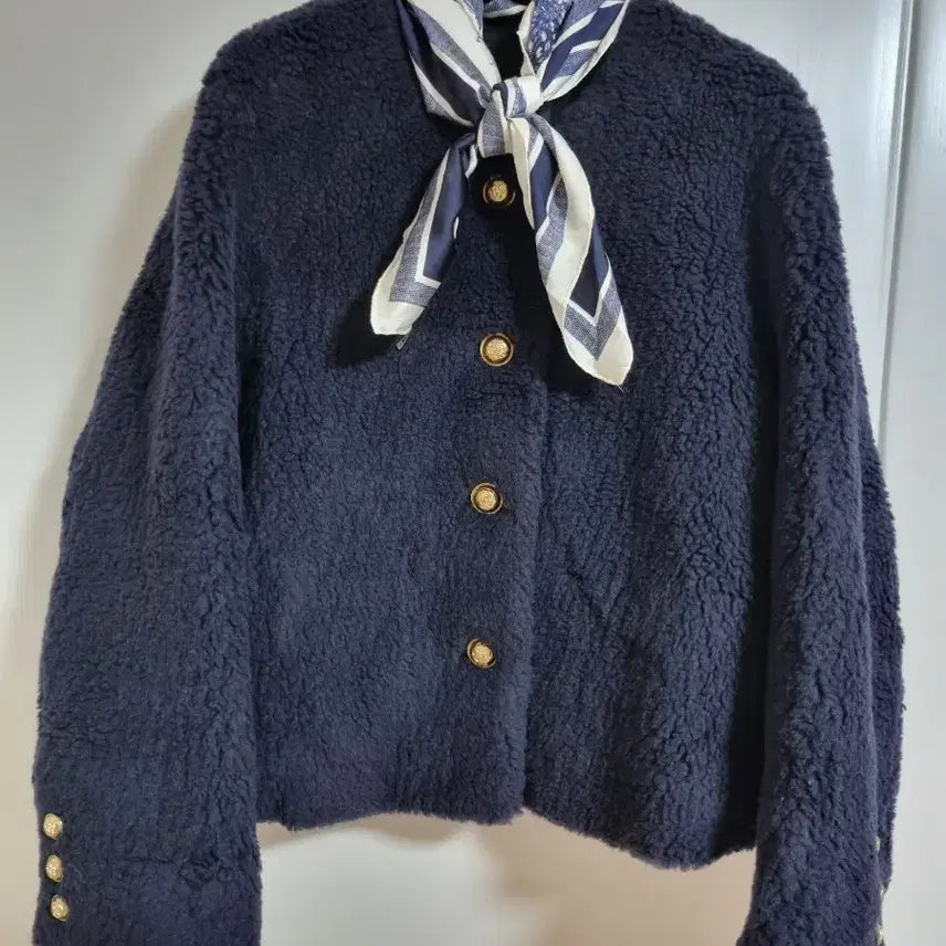 [BUNJANG] Moden Hanseom Teddy Bear Jacket / 모덴 한섬 카멜 블렌드 테디베어 자켓