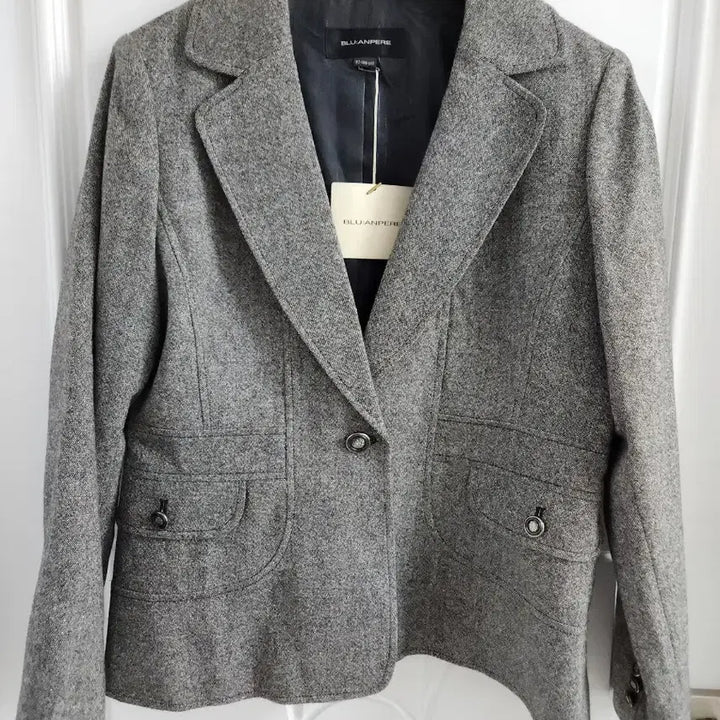 [BUNJANG] BLU:ANPERE Women's Gray Jacket / BLU:ANPERE 여성 자켓 회색 66