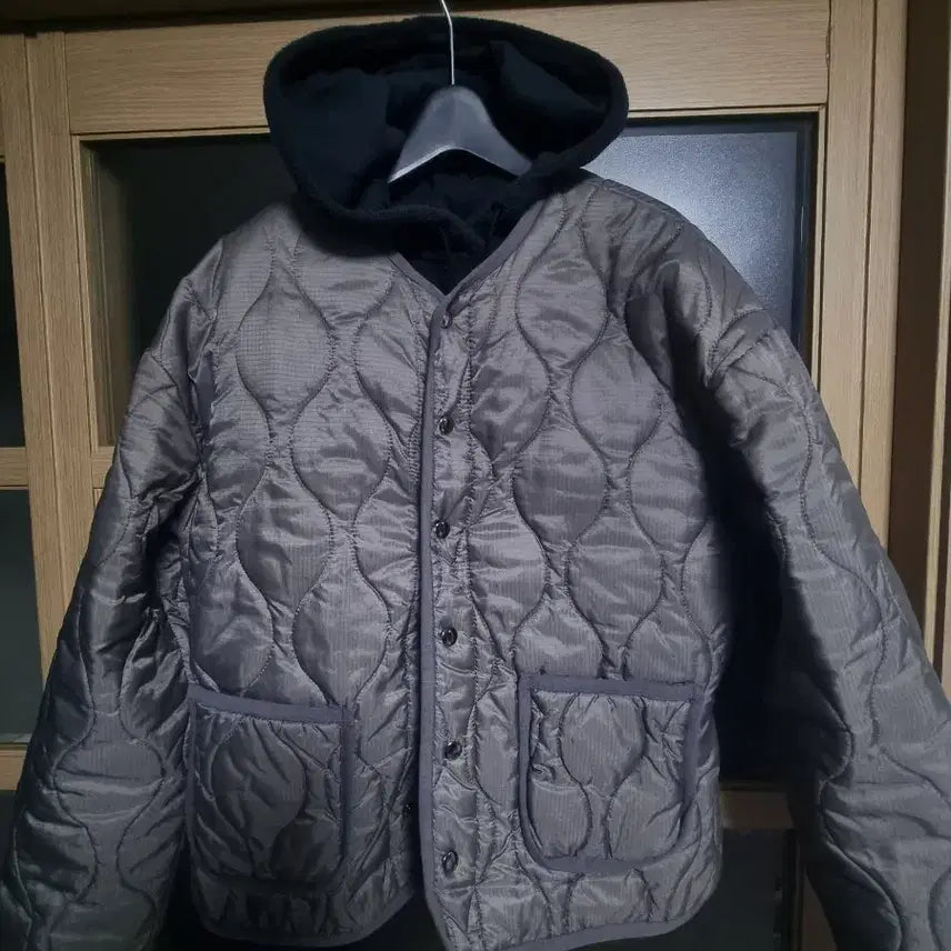 [BUNJANG] Promenade Jacket + Nike Khaki Hoodie Set / promenade 깔깔이 자켓 + 나이키 카키후드 L