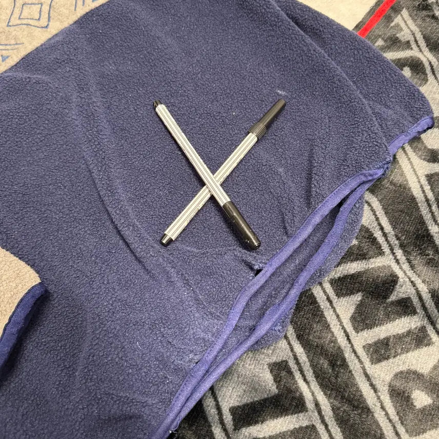 [BUNJANG] Helly Hansen 1/4 Zip Fleece Pullover Gray Navy / 헬리 한센 쿼터 짚 플리스 풀오버 그레이 네이비