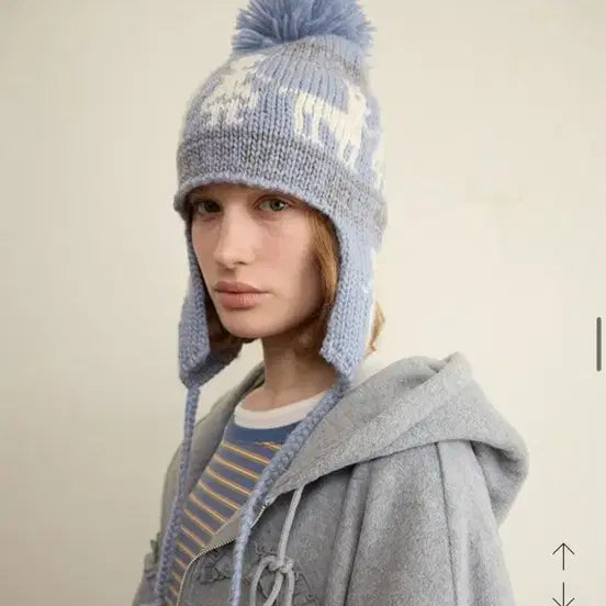 [BUNJANG] Fun From Fun Nomad Earmuff Hat - Blue / 새상품) 펀프롬펀 노마드 이어머프 귀덮개 털모자 Blue