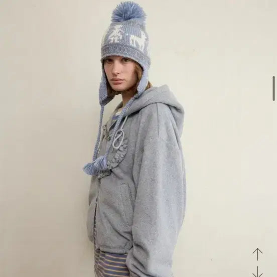 [BUNJANG] Fun From Fun Nomad Earmuff Hat - Blue / 새상품) 펀프롬펀 노마드 이어머프 귀덮개 털모자 Blue