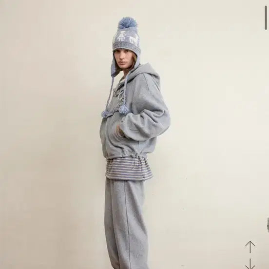 [BUNJANG] Fun From Fun Nomad Earmuff Hat - Blue / 새상품) 펀프롬펀 노마드 이어머프 귀덮개 털모자 Blue