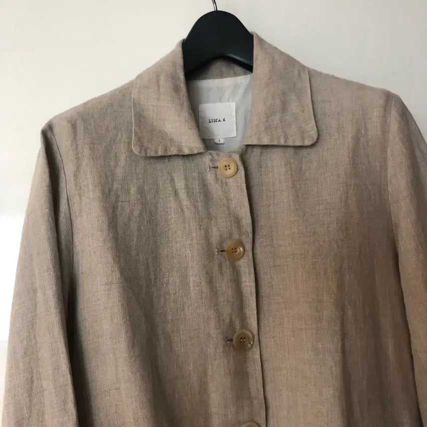 [BUNJANG] LUDIA K Linen Jacket / 제평 루디아케이 린넨100% 자켓 루디아k 출근룩 하객룩 올드머니룩