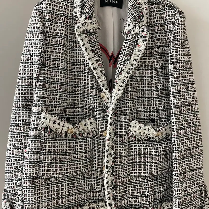 [BUNJANG] MINE Tweed Jacket / MINE 트위드 자켓 82-94-160 상태매우좋음