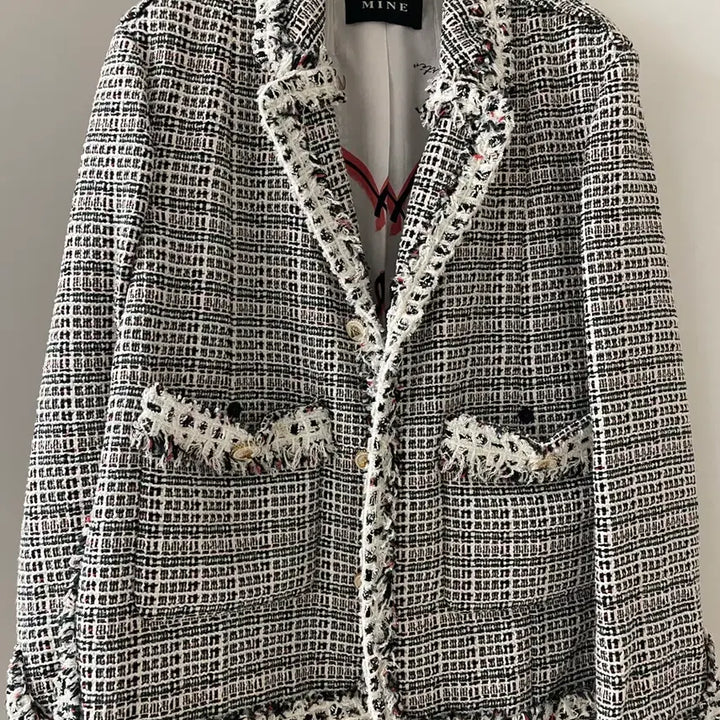 [BUNJANG] MINE Tweed Jacket / MINE 트위드 자켓 82-94-160 상태매우좋음