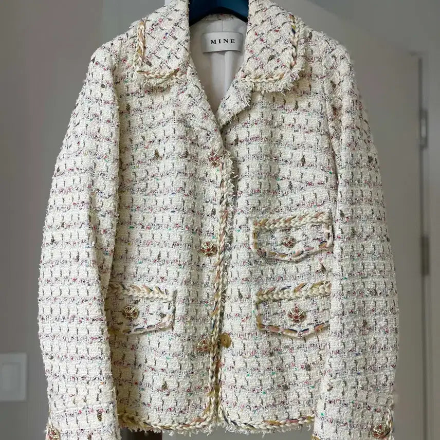 [BUNJANG] MINE Tweed Jacket (Size 55) / MINE 마인 트위드 자켓, 55사이즈, 상태매우 좋음