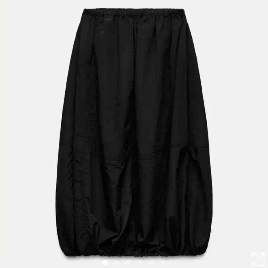 [BUNJANG] ZARA Nylon Stopper Skirt / 자라 나일론 스토퍼 스커트 4391/548 BLACK