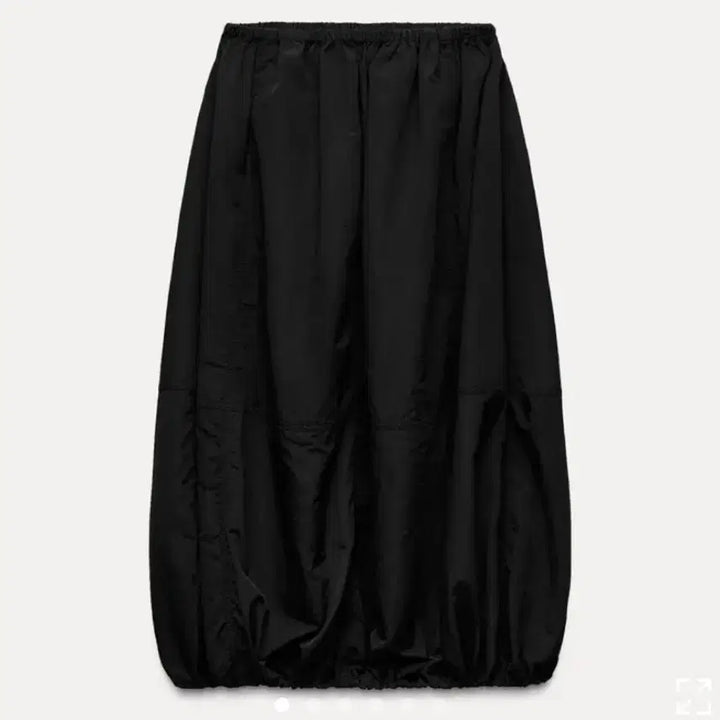 [BUNJANG] ZARA Nylon Stopper Skirt / 자라 나일론 스토퍼 스커트 4391/548 BLACK