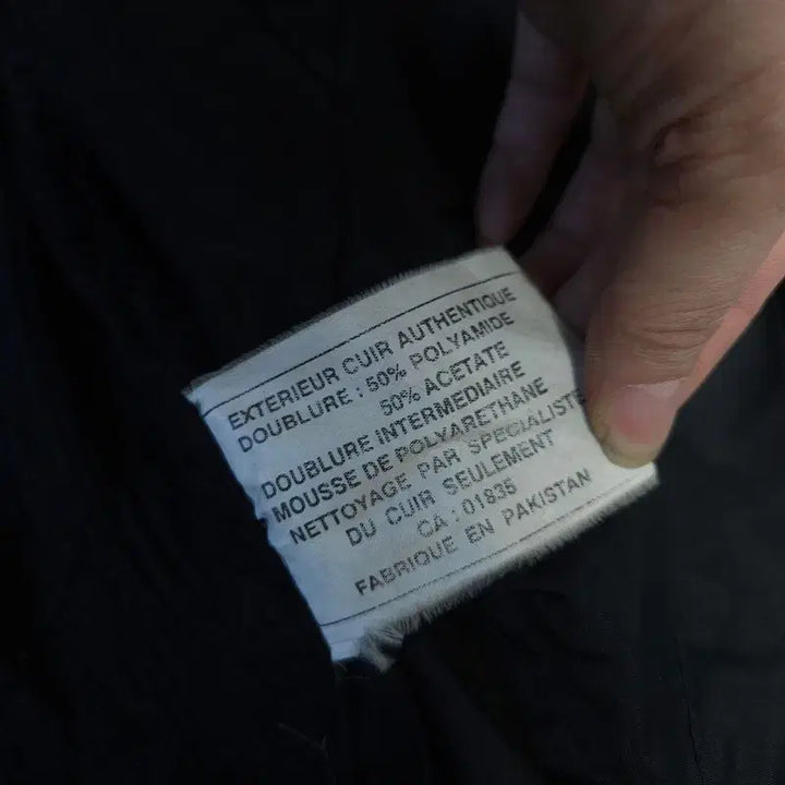 [BUNJANG] Leather Jacket / [42] FIRST GENUINE LEATHER 가죽 자켓 라이더