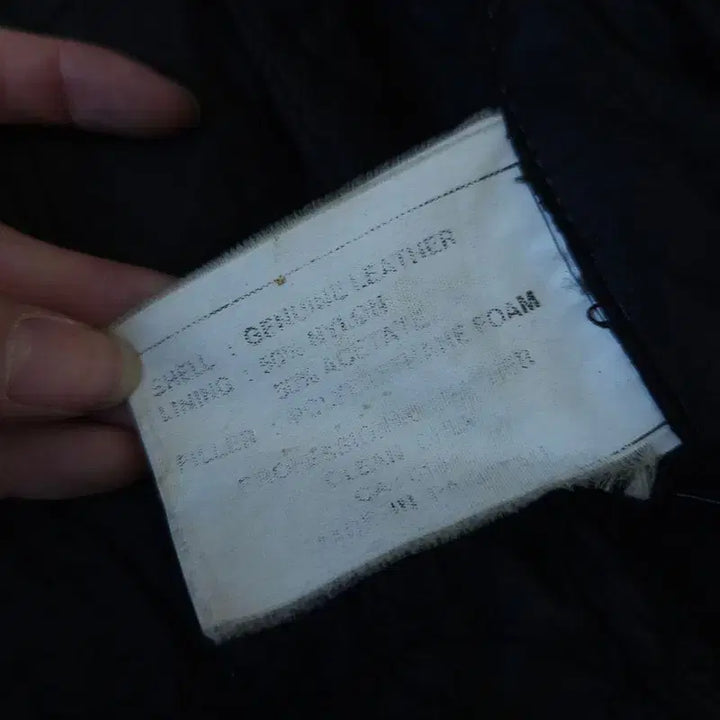 [BUNJANG] Leather Jacket / [42] FIRST GENUINE LEATHER 가죽 자켓 라이더