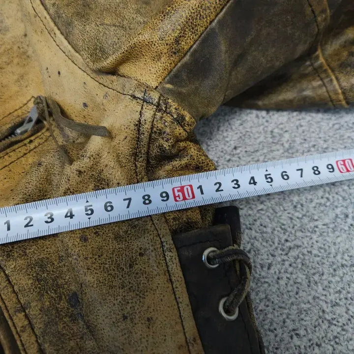 [BUNJANG] Leather Jacket / [42] FIRST GENUINE LEATHER 가죽 자켓 라이더