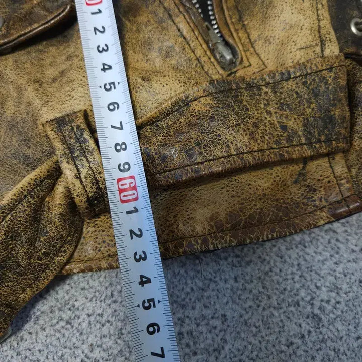 [BUNJANG] Leather Jacket / [42] FIRST GENUINE LEATHER 가죽 자켓 라이더