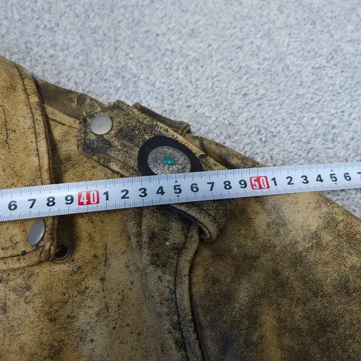 [BUNJANG] Leather Jacket / [42] FIRST GENUINE LEATHER 가죽 자켓 라이더